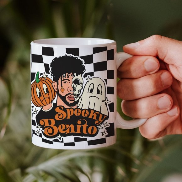 Spooky Benito Bad Bunny Halloween Mug - Picture 3 of 5